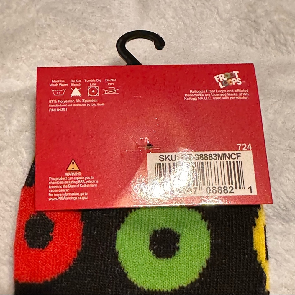 Froot Loops Crew Socks - Picture 3 of 4